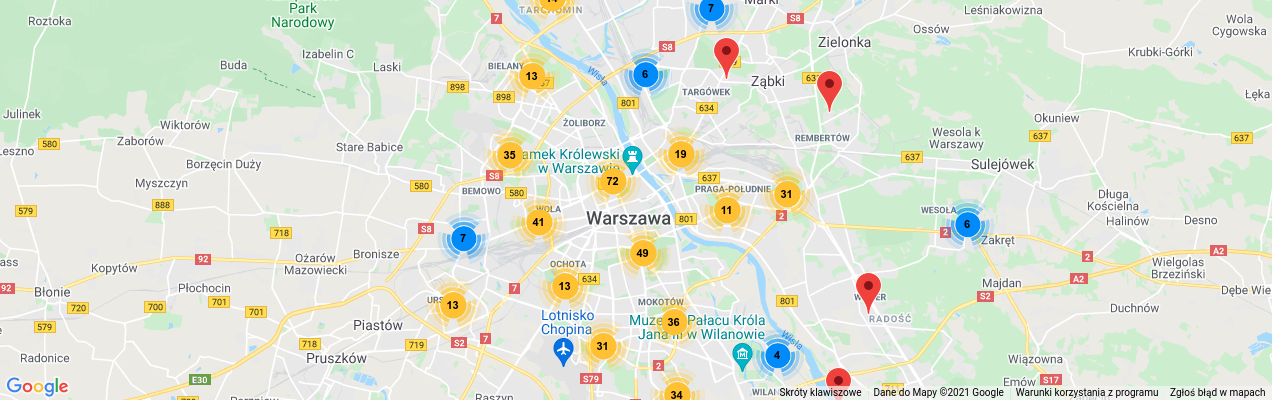 Mapa ofert rynek wtórny Mapa ofert rynek wtórny